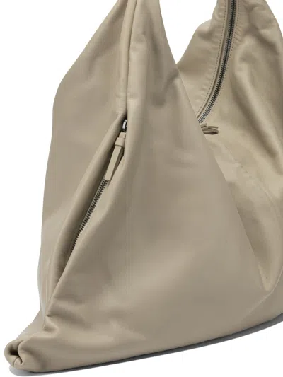 Brunello Cucinelli Soft Structure Shoulder Bag With Single Handle In Gray