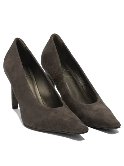 Brunello Cucinelli Pointed-toe Pumps With Textured Metallic Detail