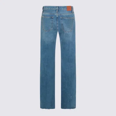 Anine Bing Jeans Washed Blue In Black