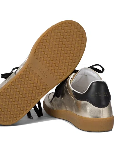 Isabel Marant Kaycee Sneakers & Slip-on Gold In Metallic