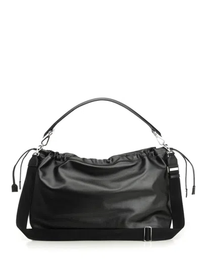 Fendi Mamma Baguette Vit. Malibu Shoulder Bags Black In Black