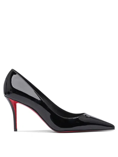 Christian Louboutin Miss Z 80 Patent/lining Heeled Shoes Black