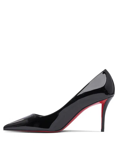 Christian Louboutin Miss Z 80 Patent/lining Heeled Shoes Black