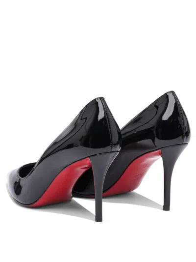 Christian Louboutin Miss Z 80 Patent/lining Heeled Shoes Black