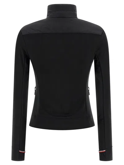 Moncler Polartec Cardigan In Black