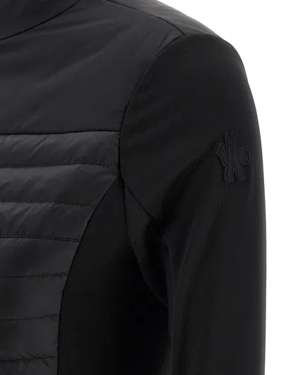 Moncler Polartec Cardigan In Black