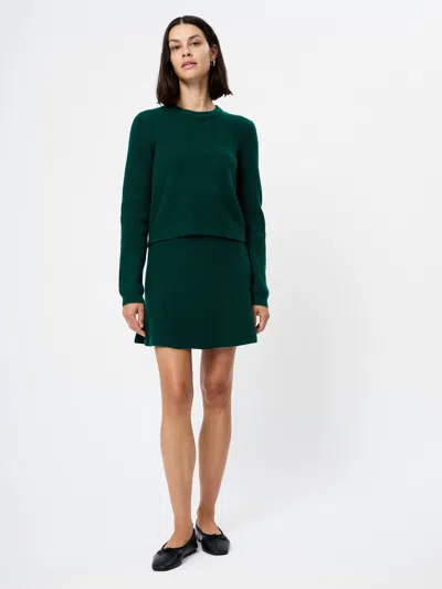 French Connection Vhari Knit Mini Skirt  Skirts In Green