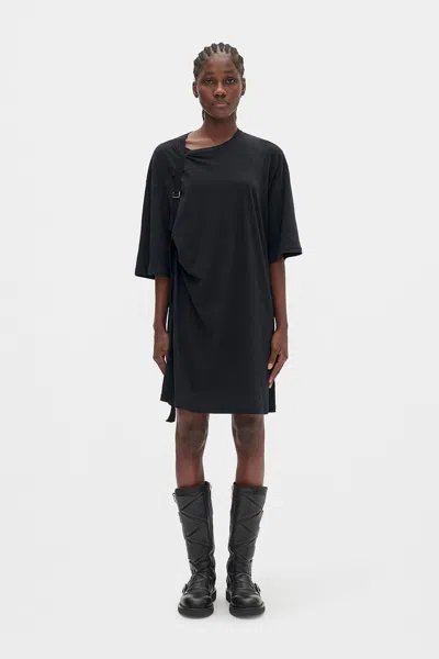 Ann Demeulemeester Felice High Comfort T-shirt Dress In Black