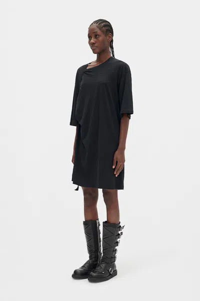 Ann Demeulemeester Felice High Comfort T-shirt Dress In Black