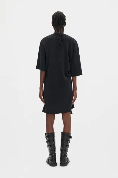 Ann Demeulemeester Felice High Comfort T-shirt Dress In Black