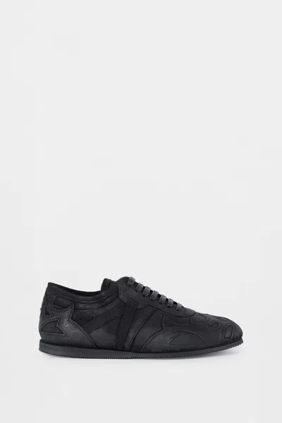 Ann Demeulemeester Milton Low-top Boxing Sneakers In Black
