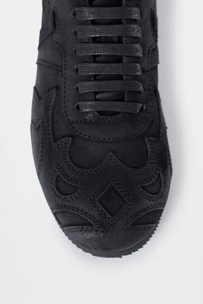 Ann Demeulemeester Milton Low-top Boxing Sneakers In Black