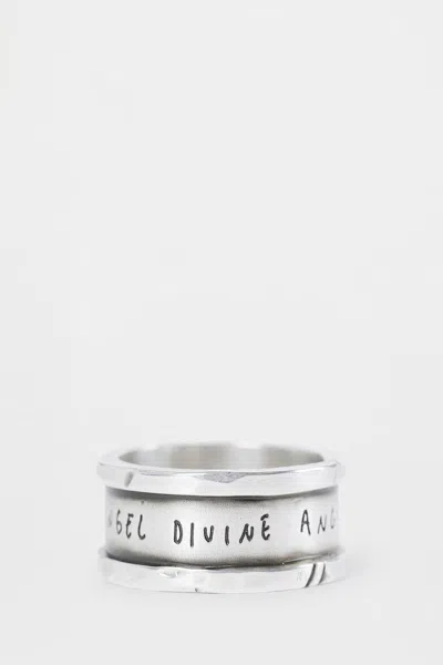 Ann Demeulemeester Wappu Napking Ring In Metallic
