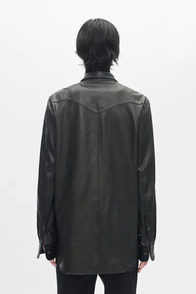 Ann Demeulemeester Benedictus Standard Shirt In Gray