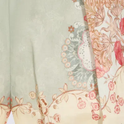 Zimmermann Shorts Wallpaper Floral Mint In Multi