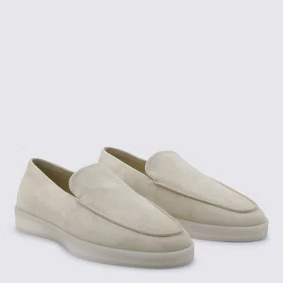 Fear Of God Beige Leather Sneakers In Brown