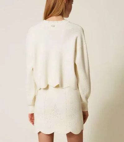 Twinset Sweaters In White