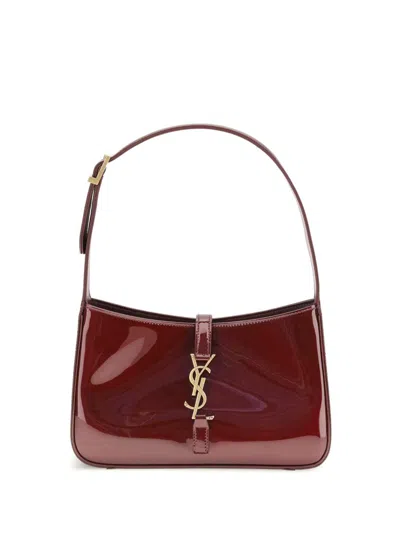 Saint Laurent Logo Tote Bag In Red