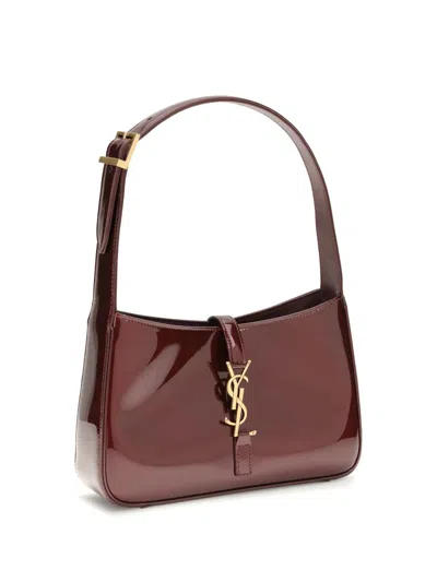 Saint Laurent Logo Tote Bag In Red