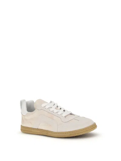 Pierre Hardy Cream Calf Leather Bos Taurus Low Top Sneakers In Neutral