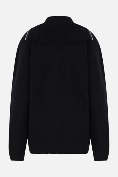 Yohji Yamamoto Full-zip Cardigan In Black