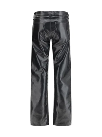Agolde Slim Detox Pants In Black