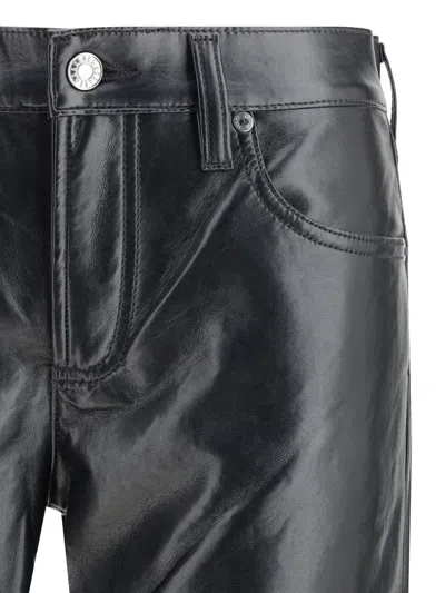 Agolde Slim Detox Pants In Black