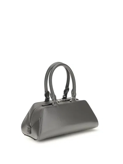 Givenchy Women Antigona East-west Mini Leather Box Handbag In Gray