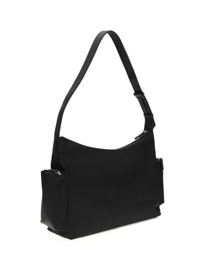 Mcm Borsa A Spalla Aren In Tessuto Nero Donna In Black