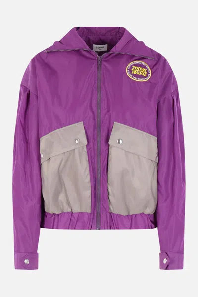 Zomer Jarek Patch-pocket Jacket In Purple