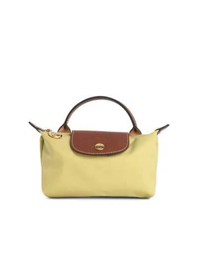 Longchamp 'le Pliage Original' Clutch In Green
