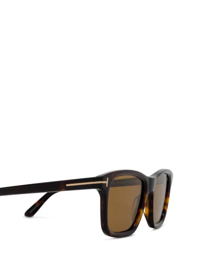Tom Ford Eyewear Barron Square Frame Sunglasses In Brown