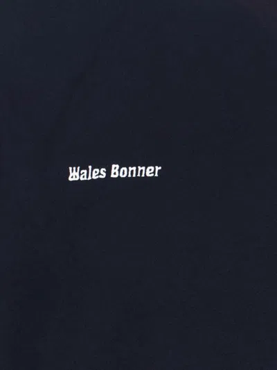 Adidas Originals By Wales Bonner Navy Stretch Twill Slim Track Jacket In Blue