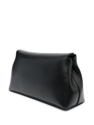 Totême Toteme Women T-lock Leather Shoulder Bag In Black