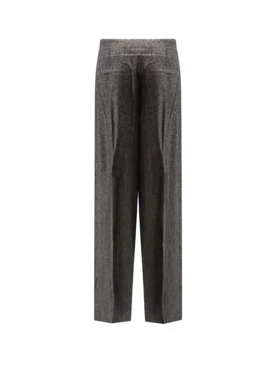 Hugo Boss Telda Viscose And Virgin Wool Trousers