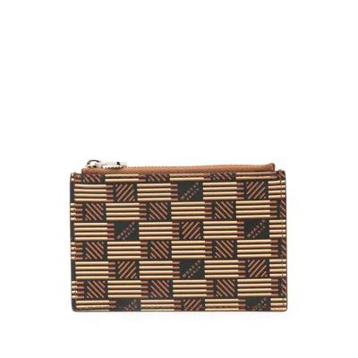 Moreau Logo-stamp Leather Wallet In Brown