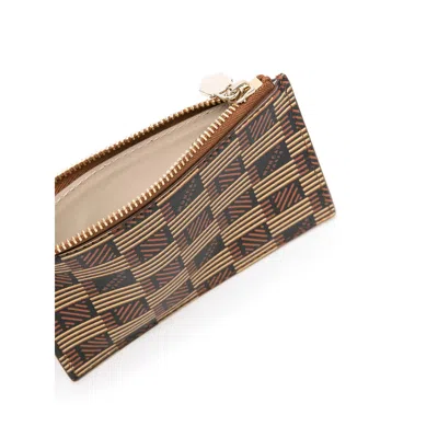 Moreau Logo-stamp Leather Wallet In Brown