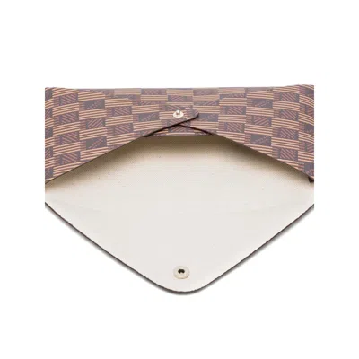 Moreau Geometric-pattern Clutch Bag In Multi