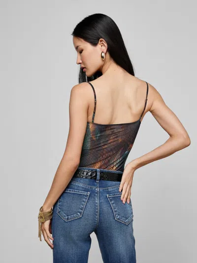 L'agence Elowen Mesh Bodysuit In Multi