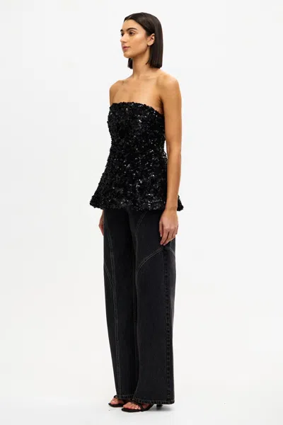 Acler Pipson Top In Black