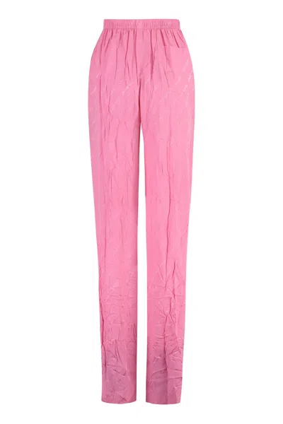 Balenciaga Copenhagen Leather Ankle Boots In Pattern