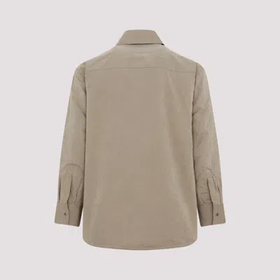 Craig Green Polo Ralph Lauren Withe Poplin Stretch Shirt In Gray