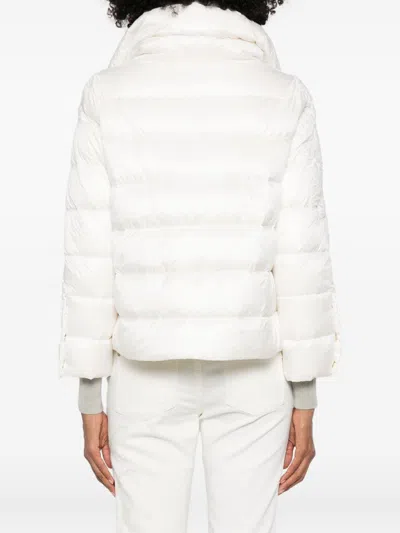Ermanno Alexander Wang Washed Feather Cotton Coats In White