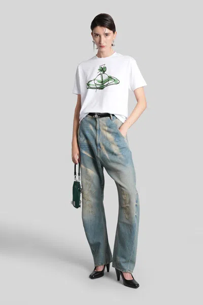 Vivienne Westwood Drawn Orb T-shirt In White