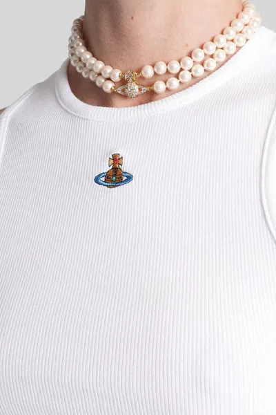 Vivienne Westwood Tank Top In White
