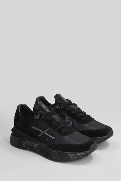 Premiata Moerund 7795 Logo-print Sneakers In Black