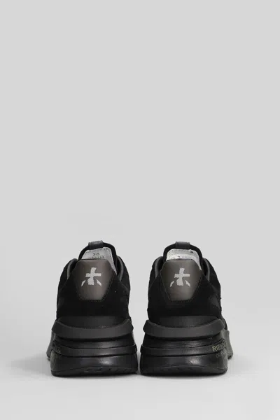 Premiata Moerund 7795 Logo-print Sneakers In Black