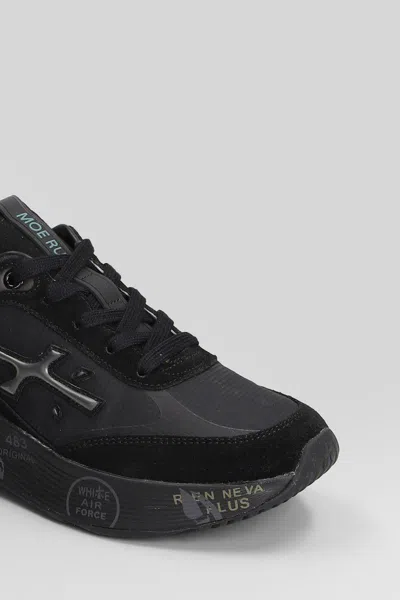 Premiata Moerund 7795 Logo-print Sneakers In Black