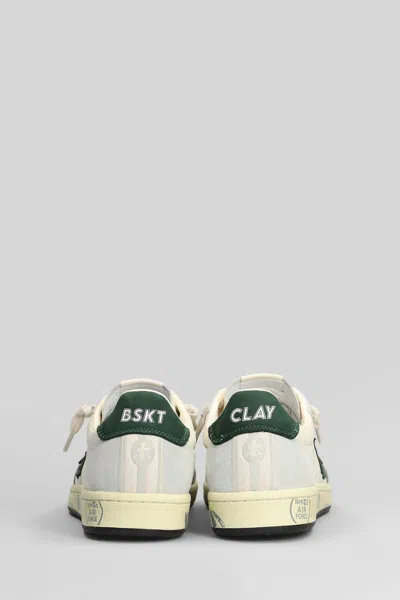 Premiata Sneaker "bskt Clayd 7623" In White