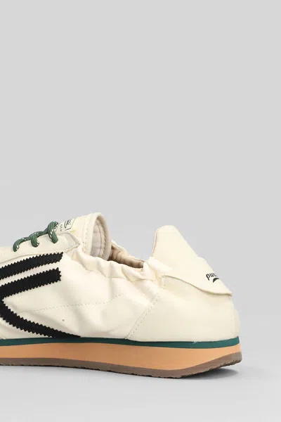 Puraai Logo-print Sneakers In Nude